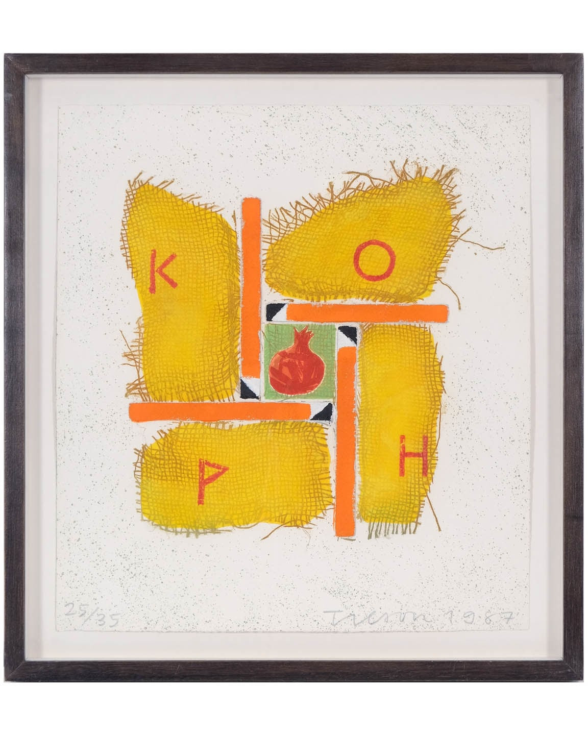 Work by Joe Tilson