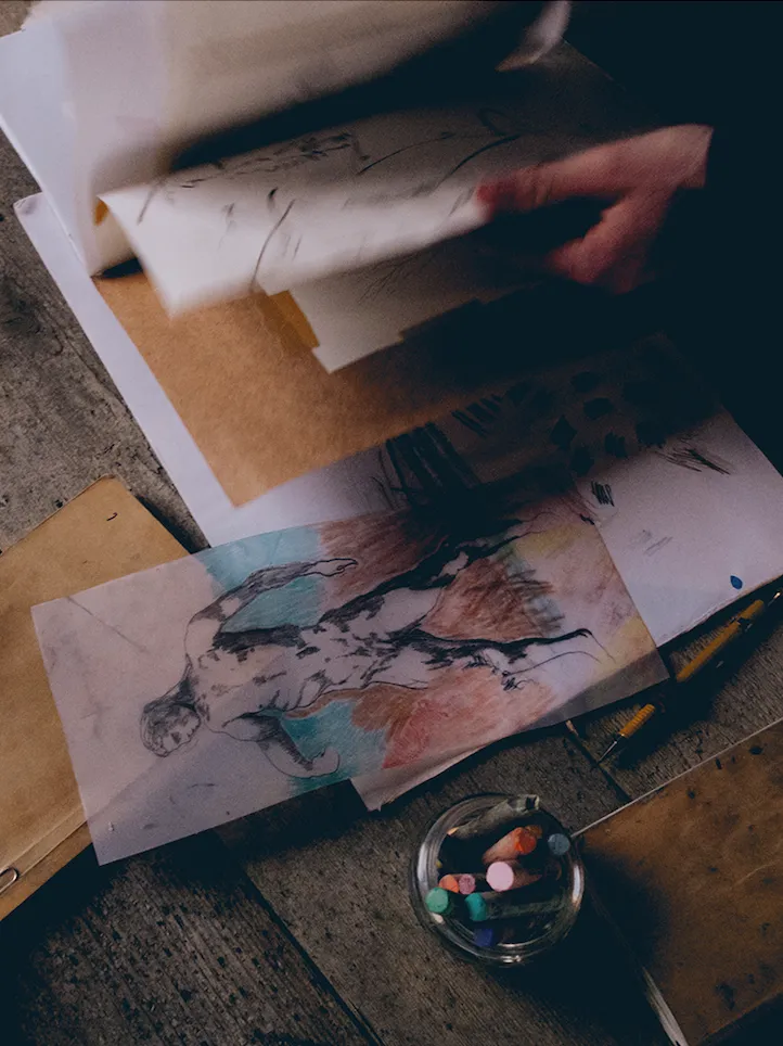 “It sounds cliche but ideas can germinate out of anything. A song, a conversation, a building, a photograph."