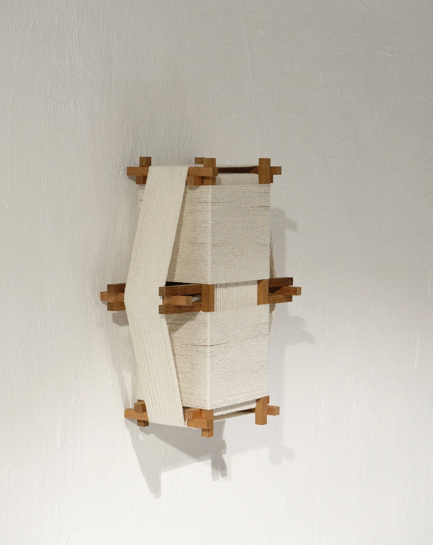Wall light with 107m of string