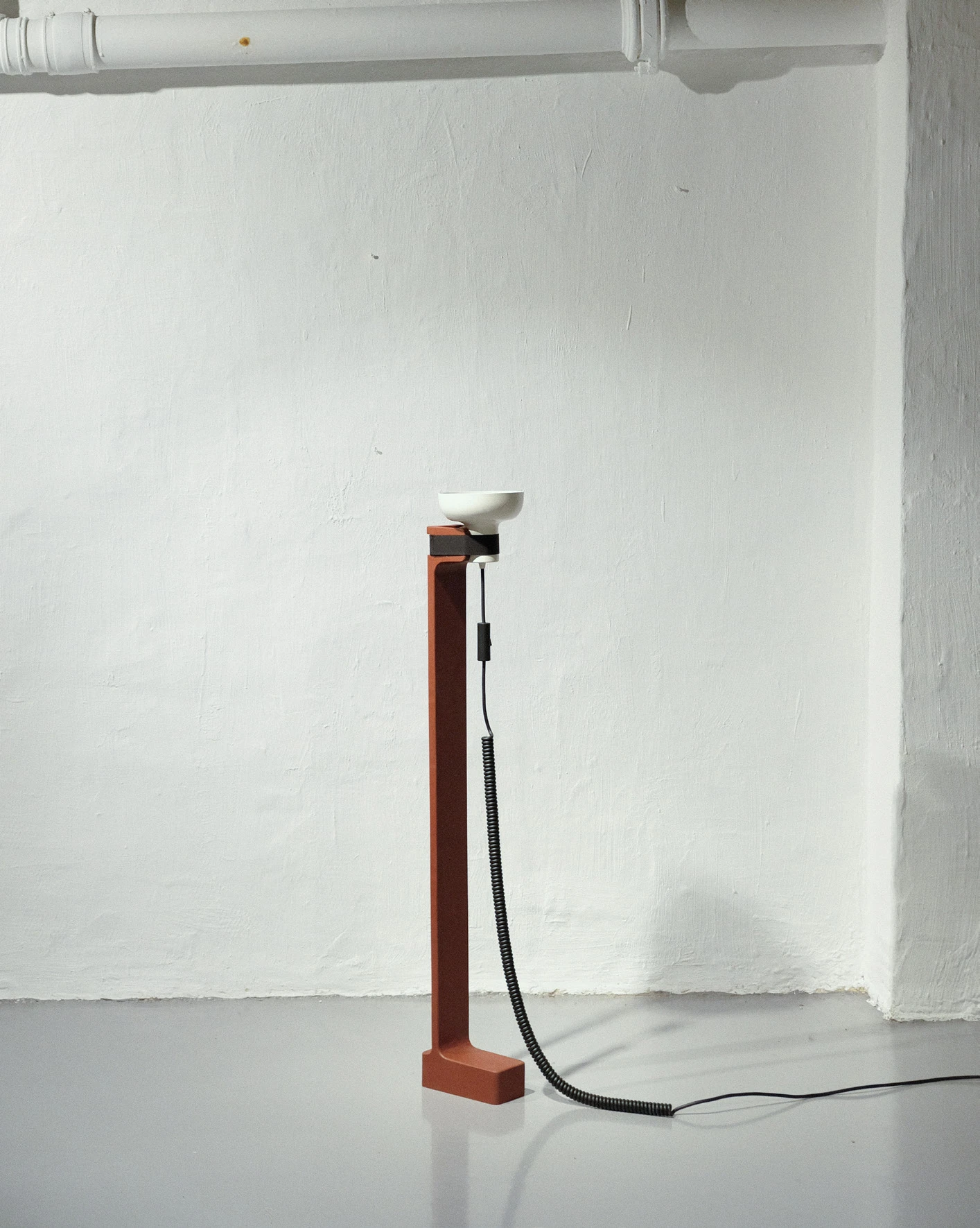 Boro’ Floor Standing Light (Red Oxide)