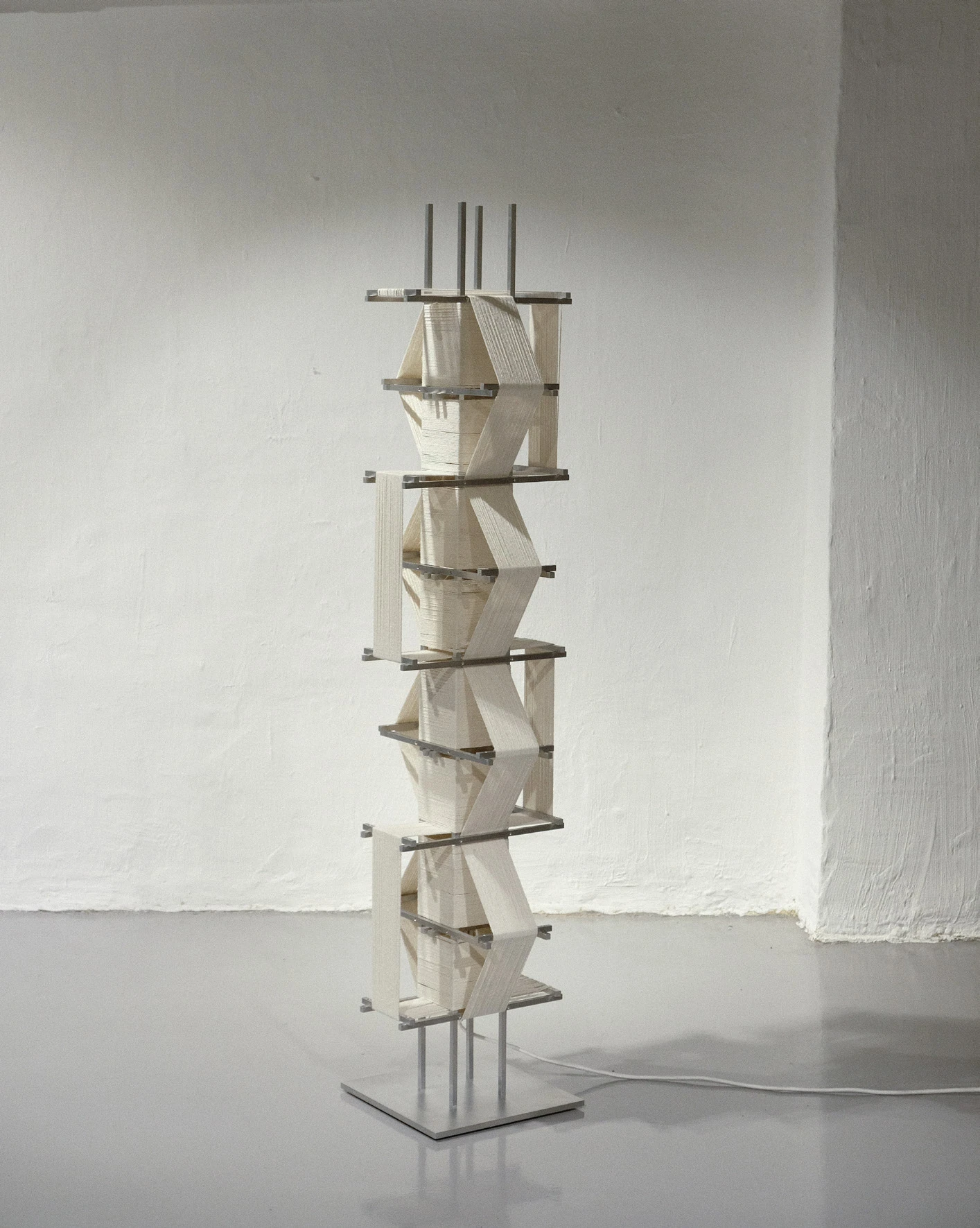 Floor lamp with 814m of string