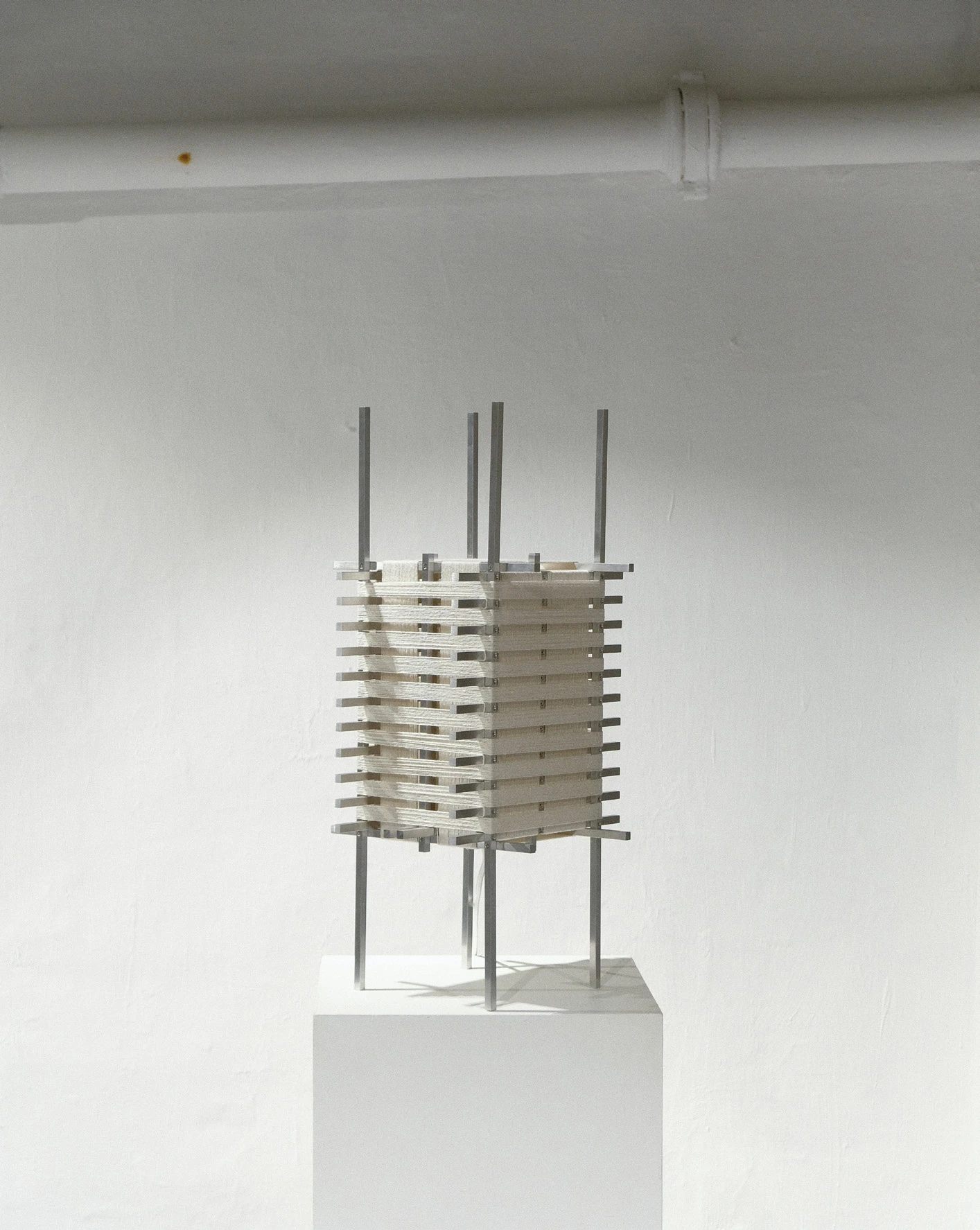 Desk lamp with 229m of string