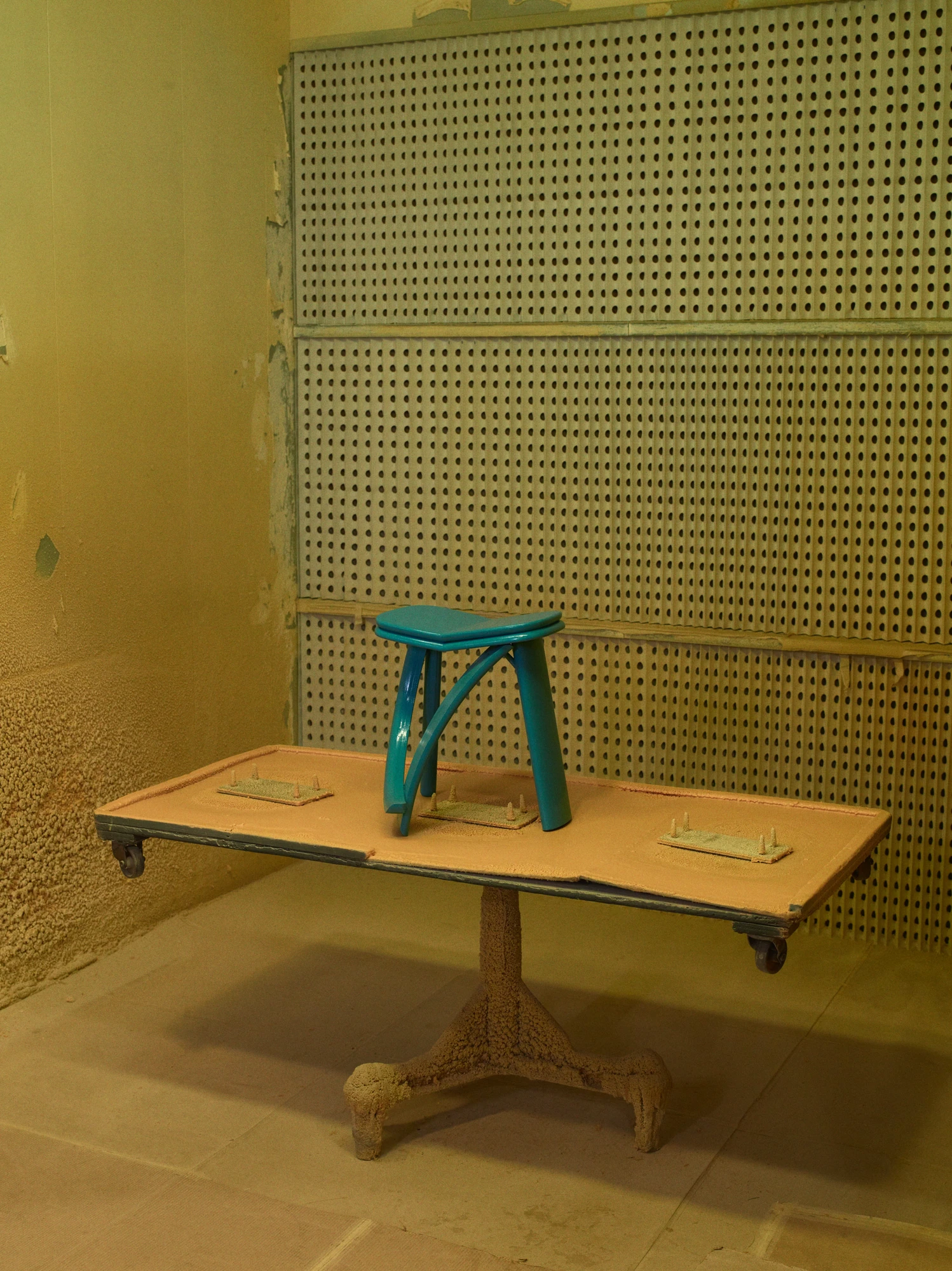 Seconds stools (blue)