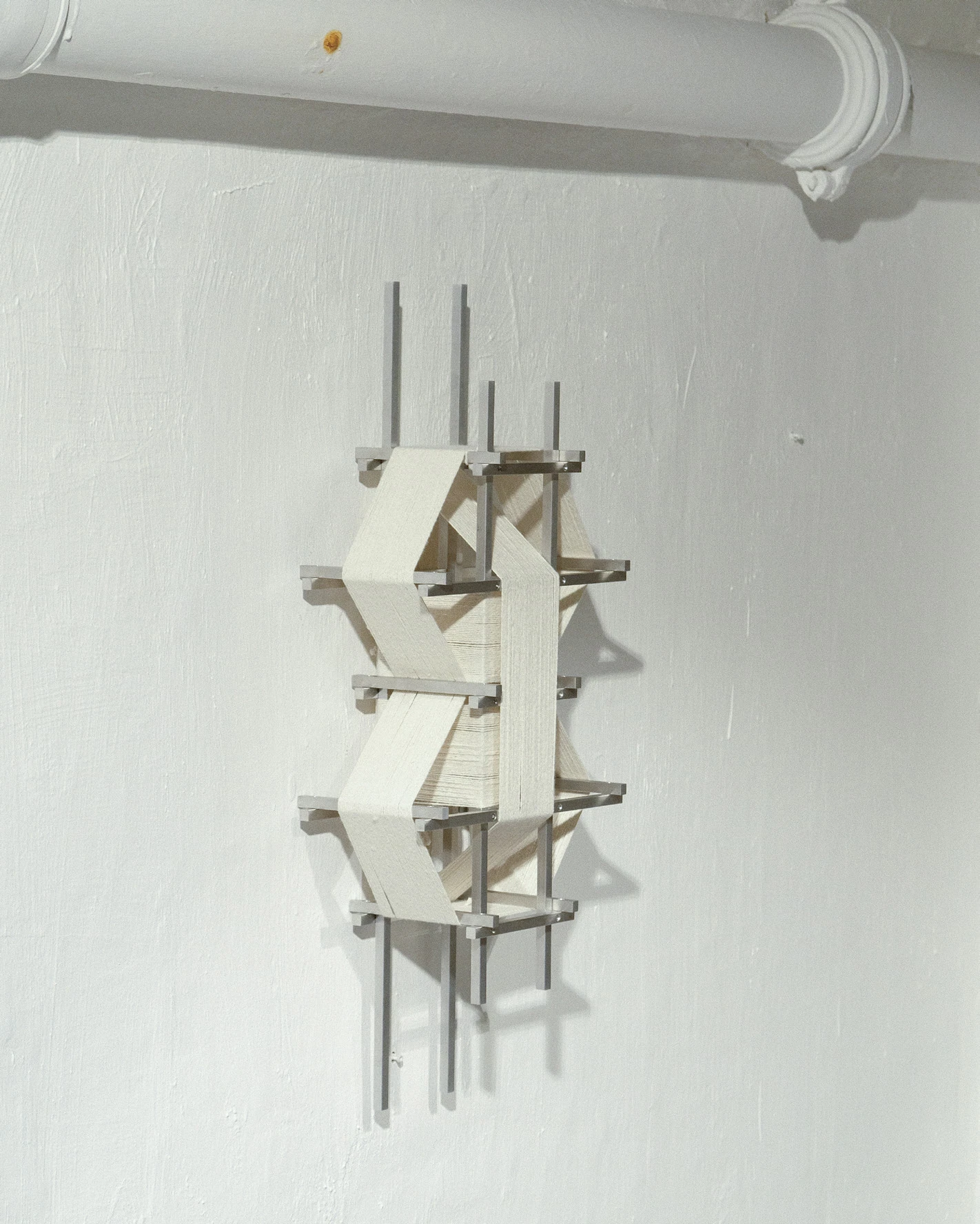 Wall light with 151m of string