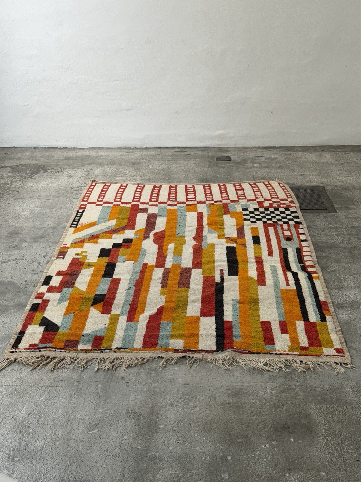 Moroccan Graphic Wool Rug