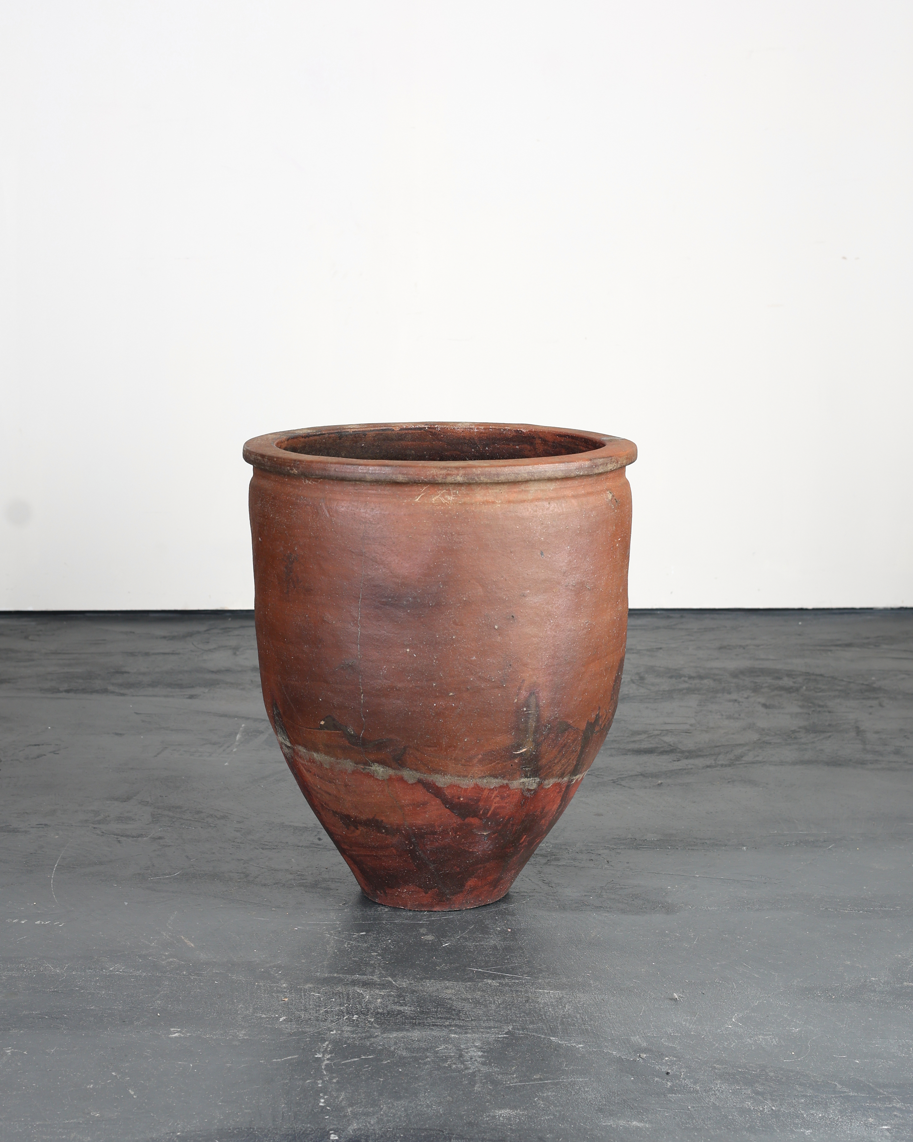 Large Mid 19th C. Japanese Terracotta Vessel