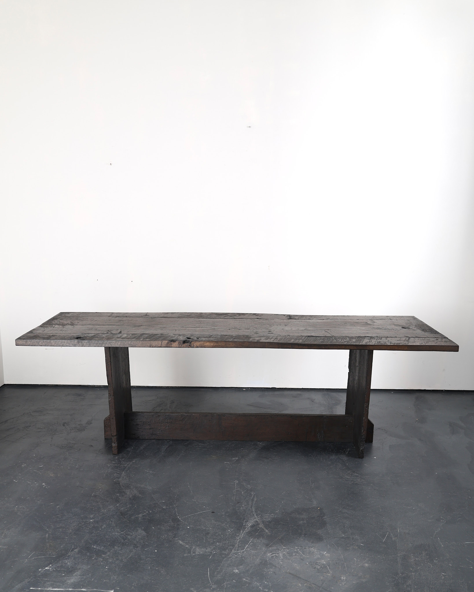 Large Primitive Dinning Table In 18th C. Portuguese Chestnut