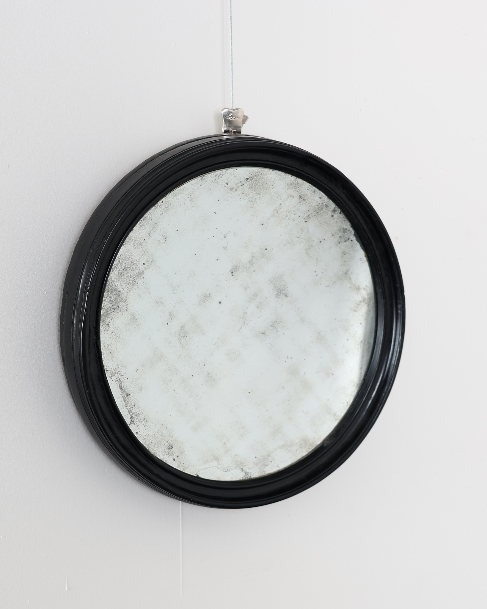 Super Rare French Early 19th C. Mercury Concave Mirror