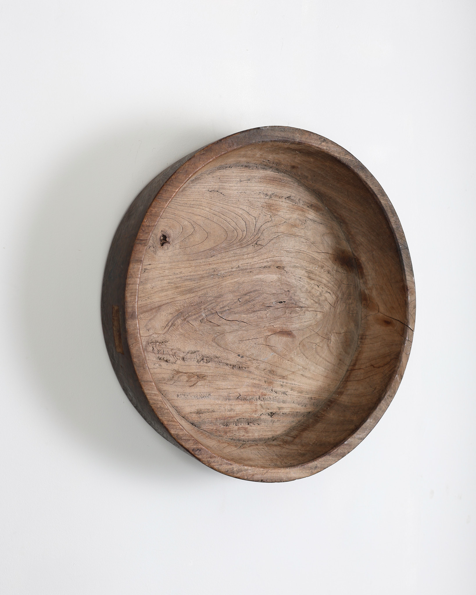 XL Primitive Carved Cedar Japanese Bowl (1)