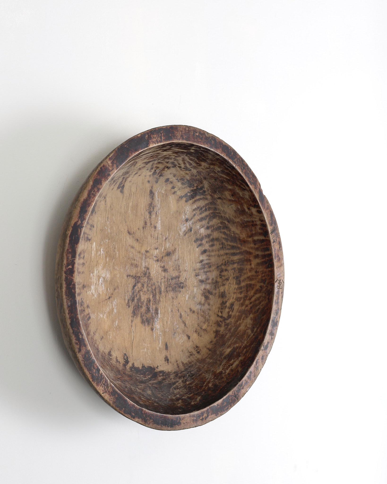 XL Primitive Carved Cedar Japanese Bowl (2)