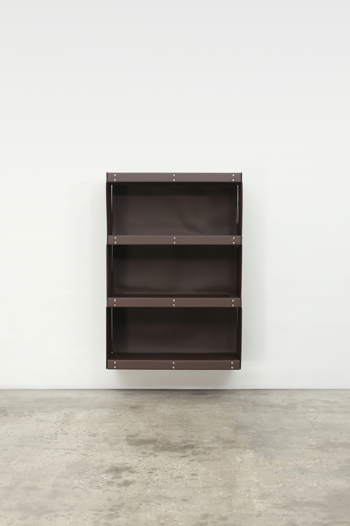 Softline Shelving System, Brown Triple Unit