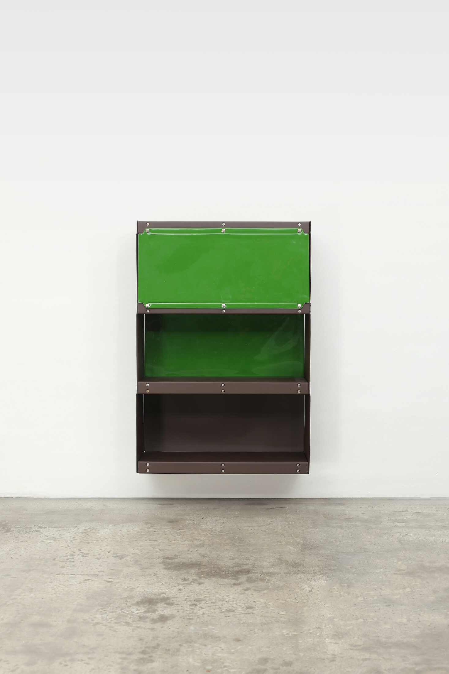 Softline Shelving System, Brown Triple Unit