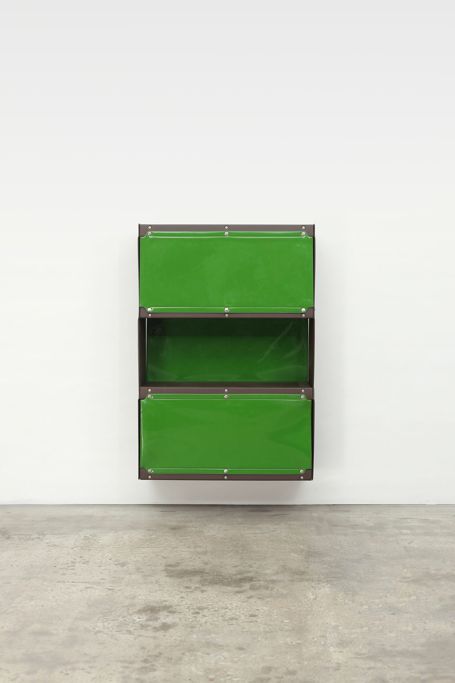Softline Shelving System, Brown Triple Unit