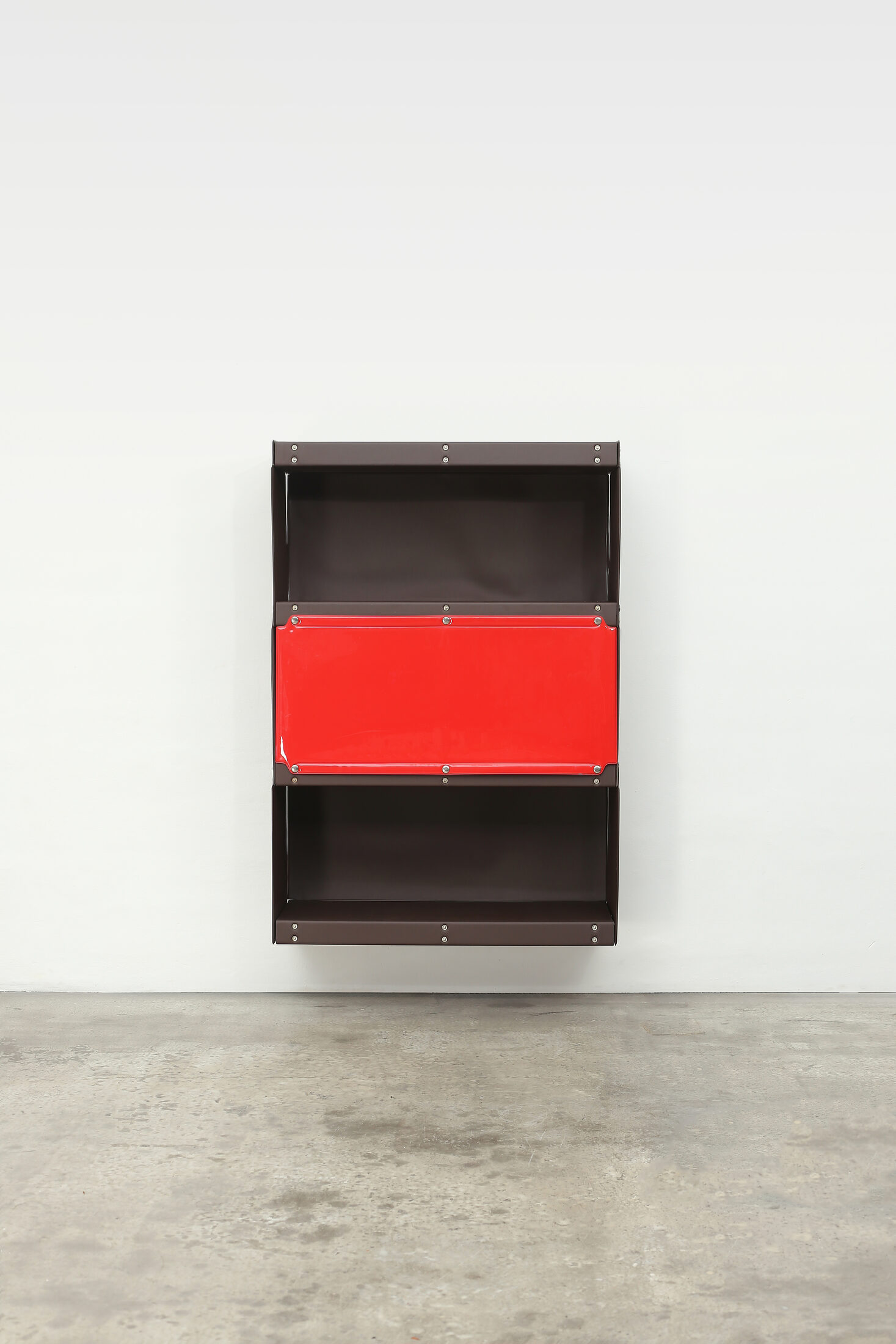 Softline Shelving System, Brown Triple Unit