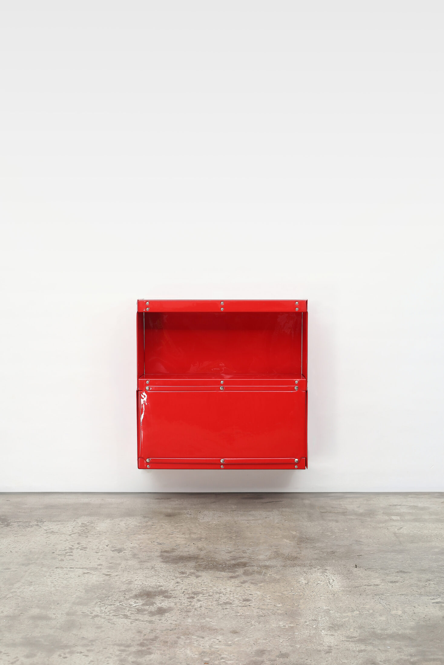 Softline Shelving System, Red Single Unit