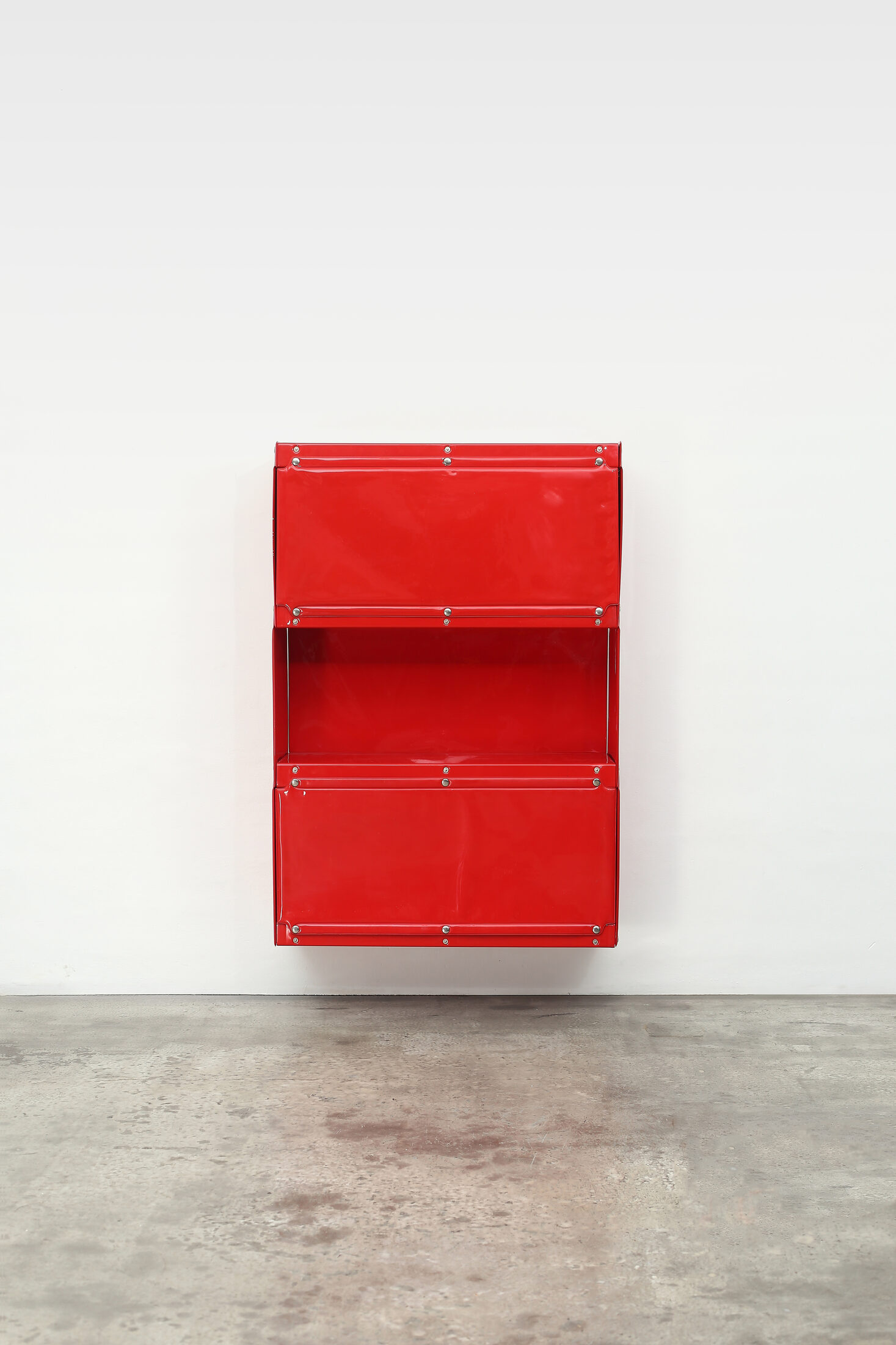 Softline Shelving System, Red Single Unit