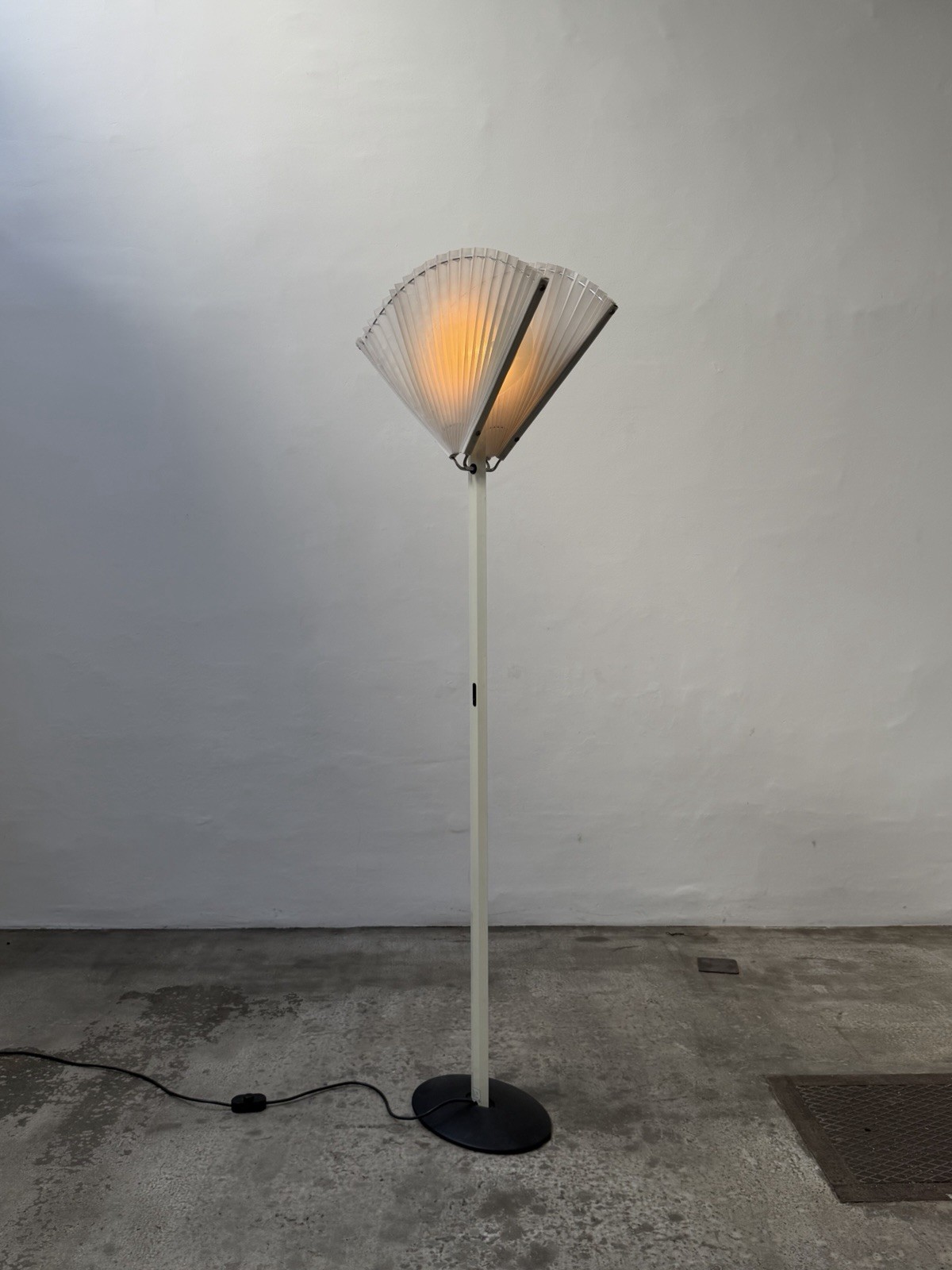 Afra& Tobia Scarpa, White Butterfly Floor Lamp, Flos