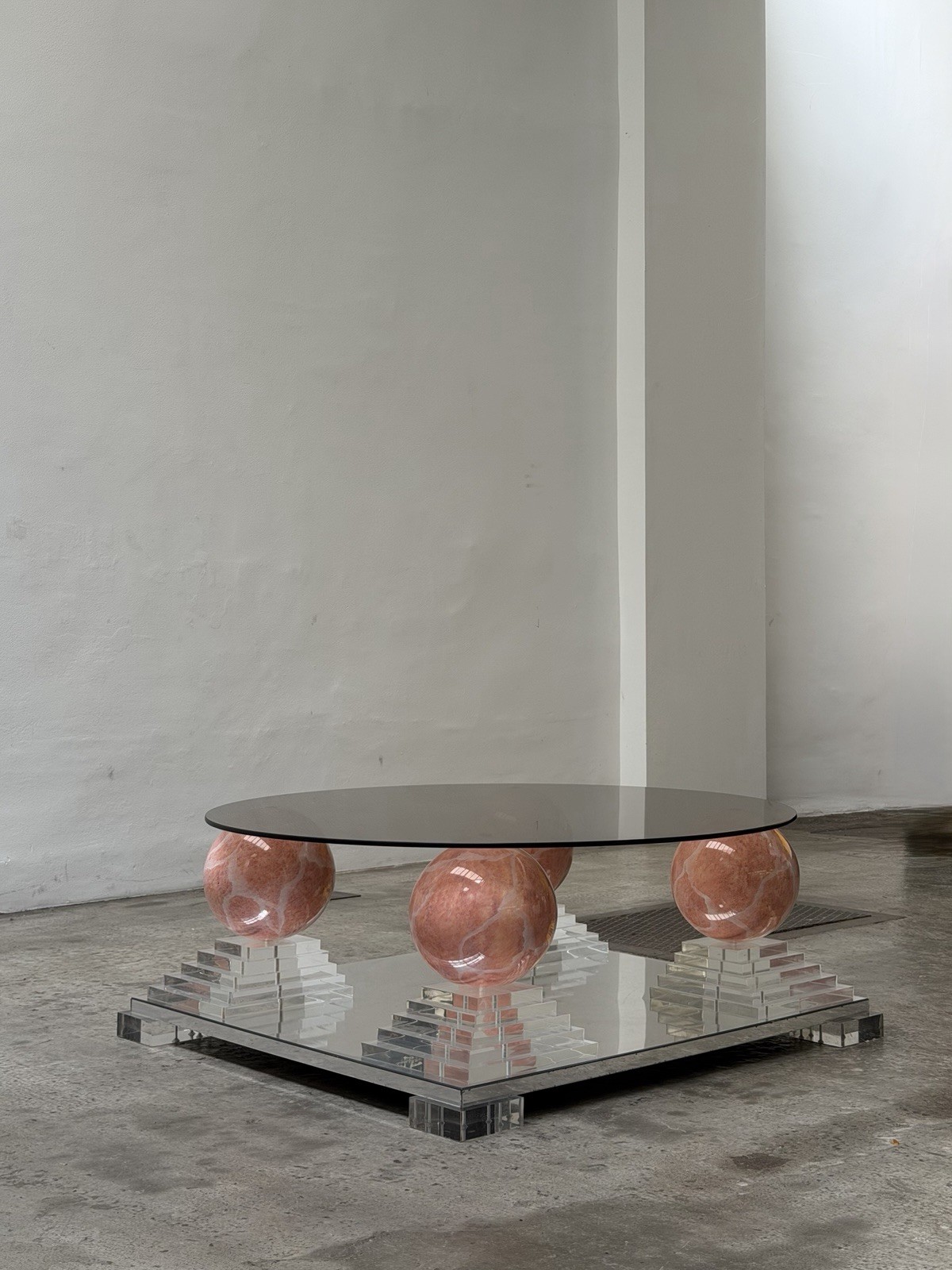 Eric Maville Roche Bobois attr,. Postmodern Table