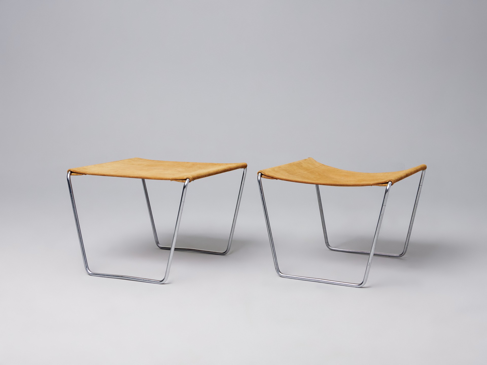 Pair of Lounge Chairs and Ottoman image 8