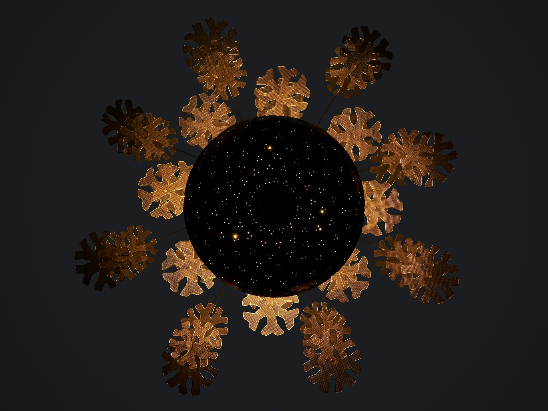 'Snowflake' Chandlier image 6
