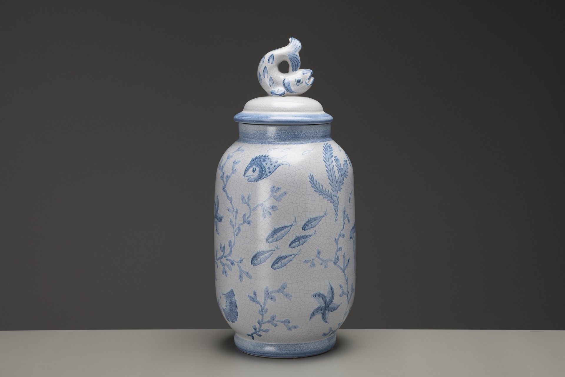 Lidded Vase