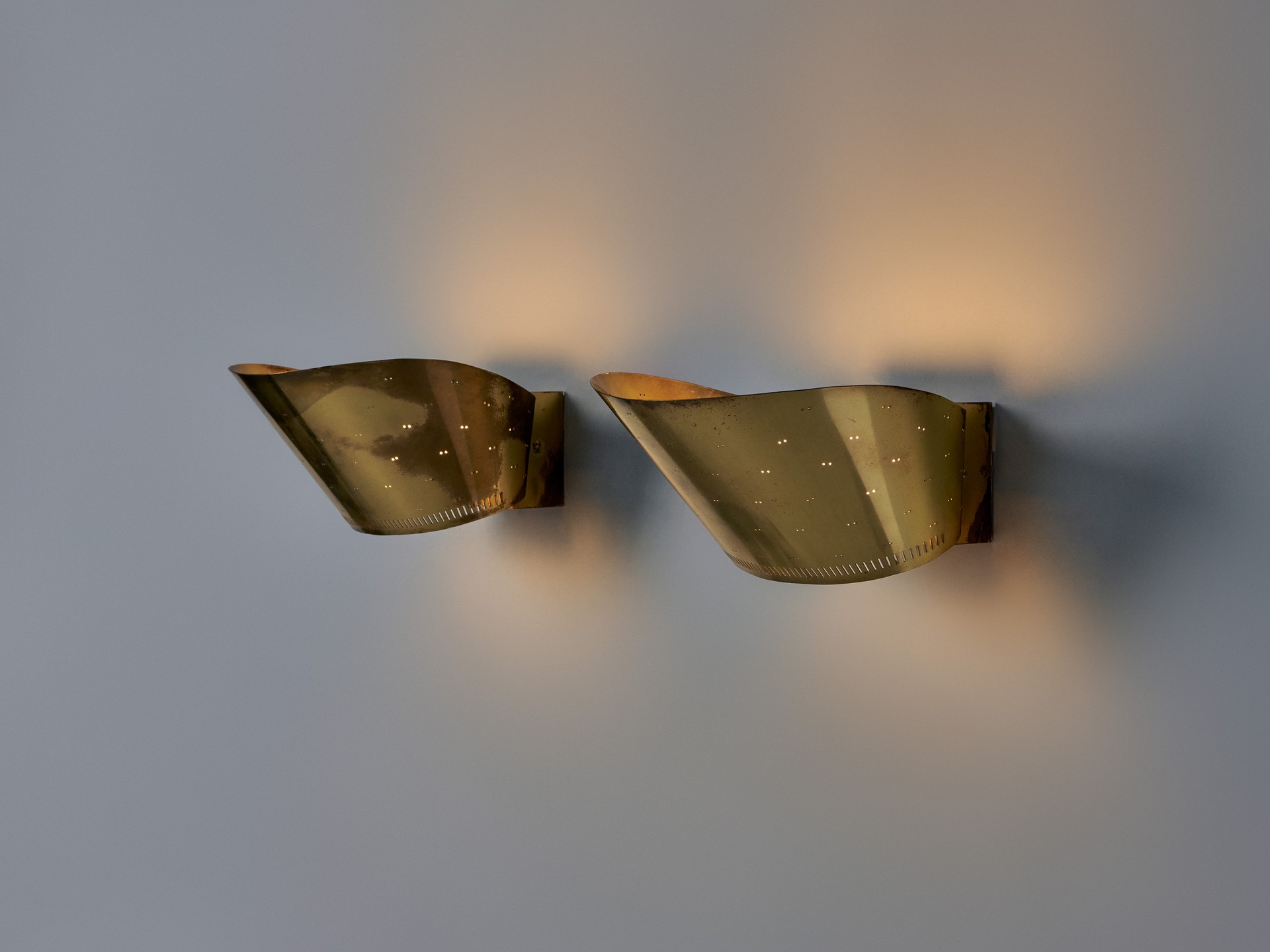 Pair Wall Lamps