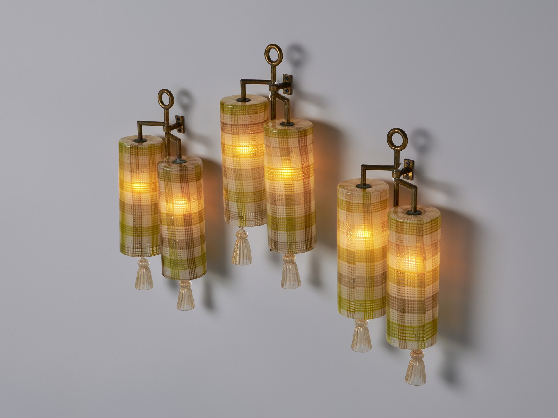 Set of Three Wall Lamps