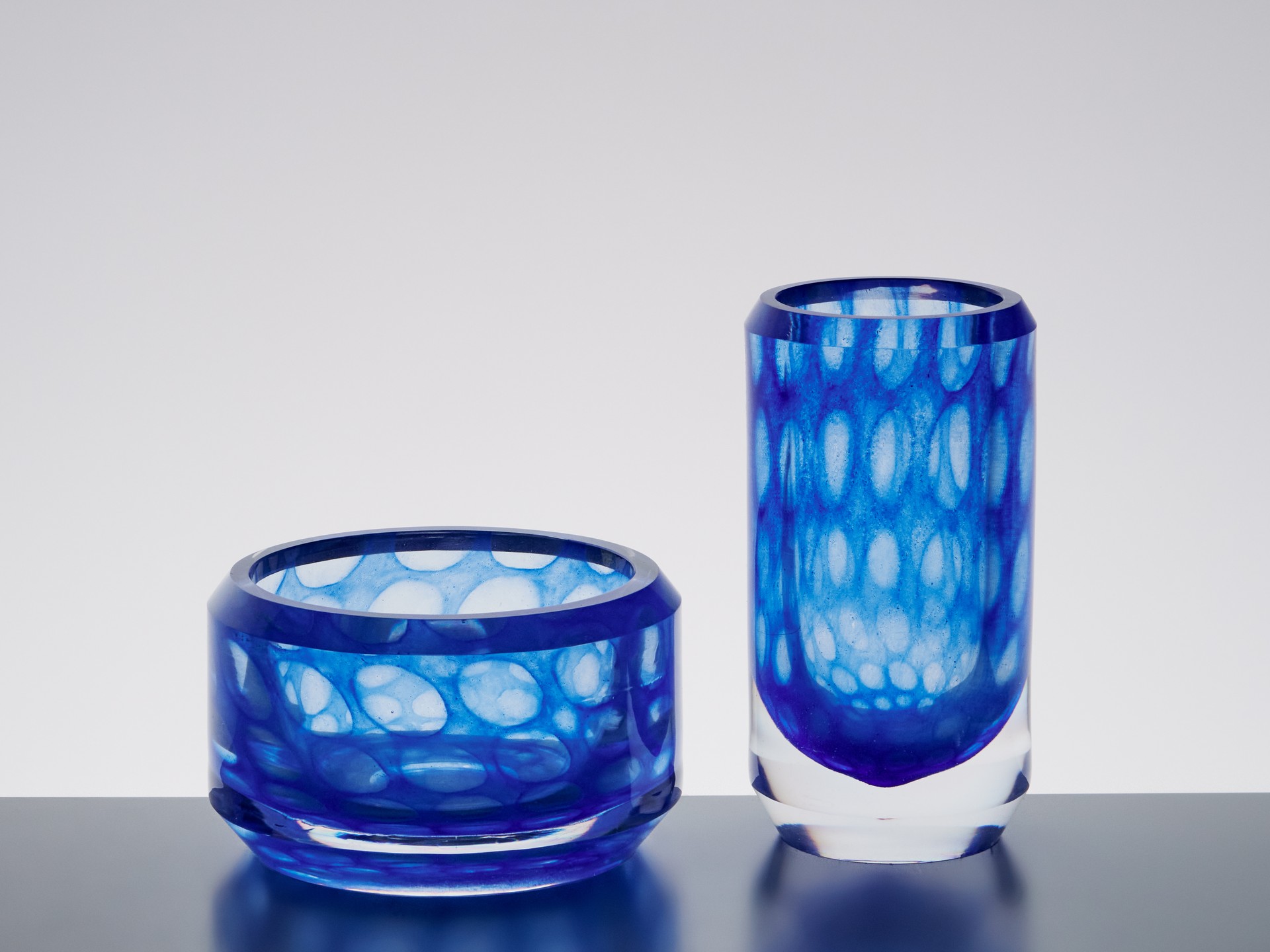 'Colora' Vase and Bowl