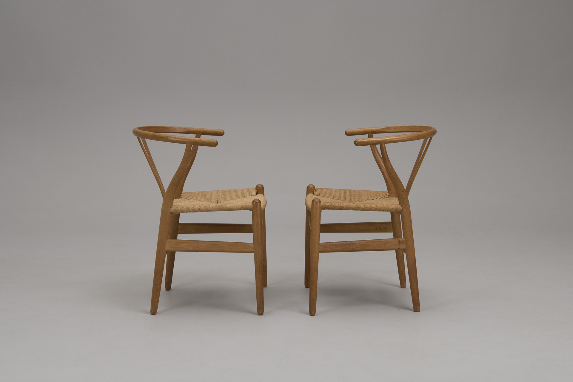 Set of Six 'Wishbone' Armchairs, Model no. CH-24 image 3