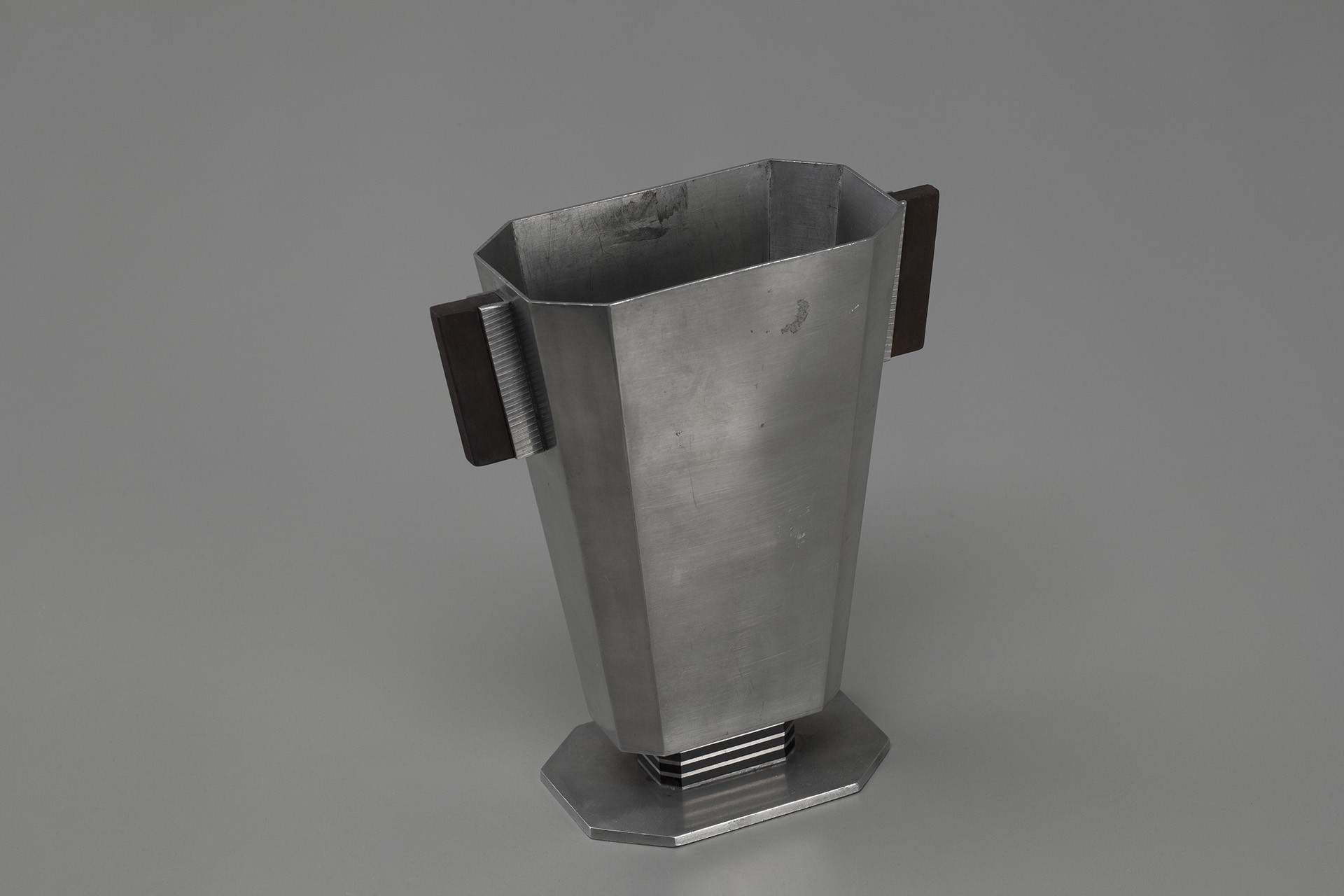 Modernist Pewter Vase image 4