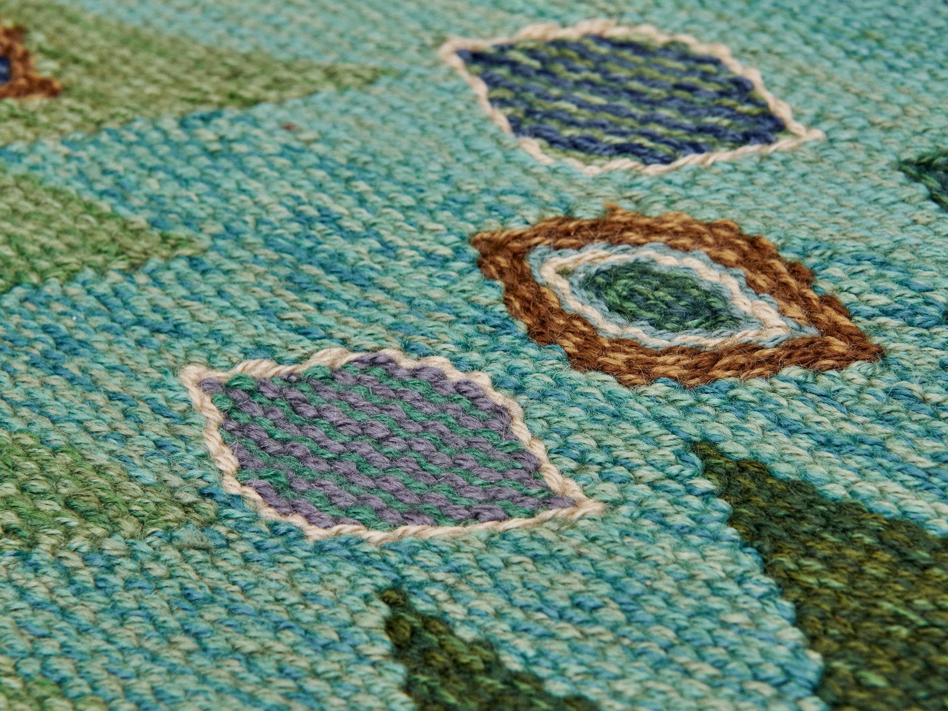 'Tånga Grön' Rug image 7