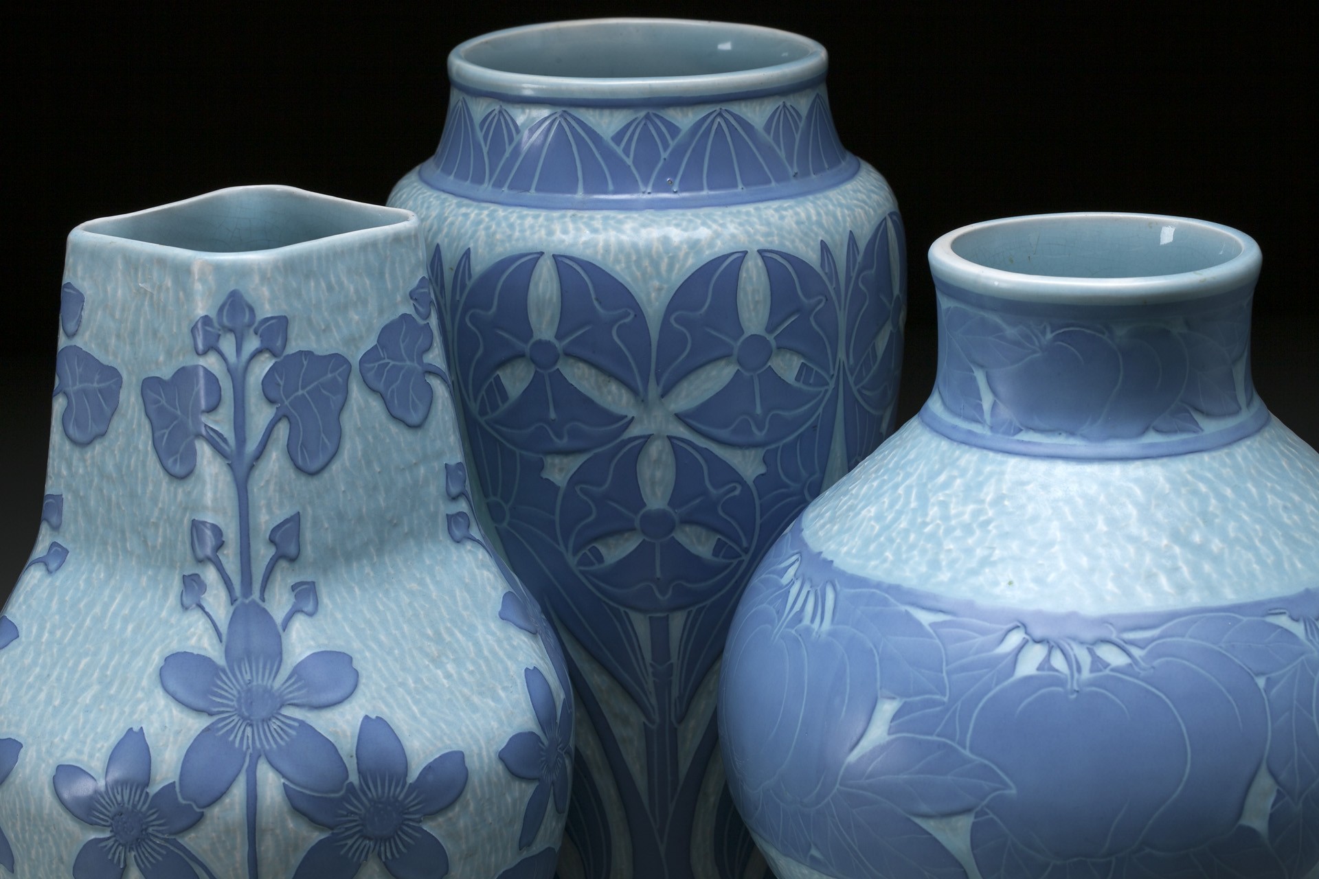 Group of Three Josef Ekberg Vases image 2