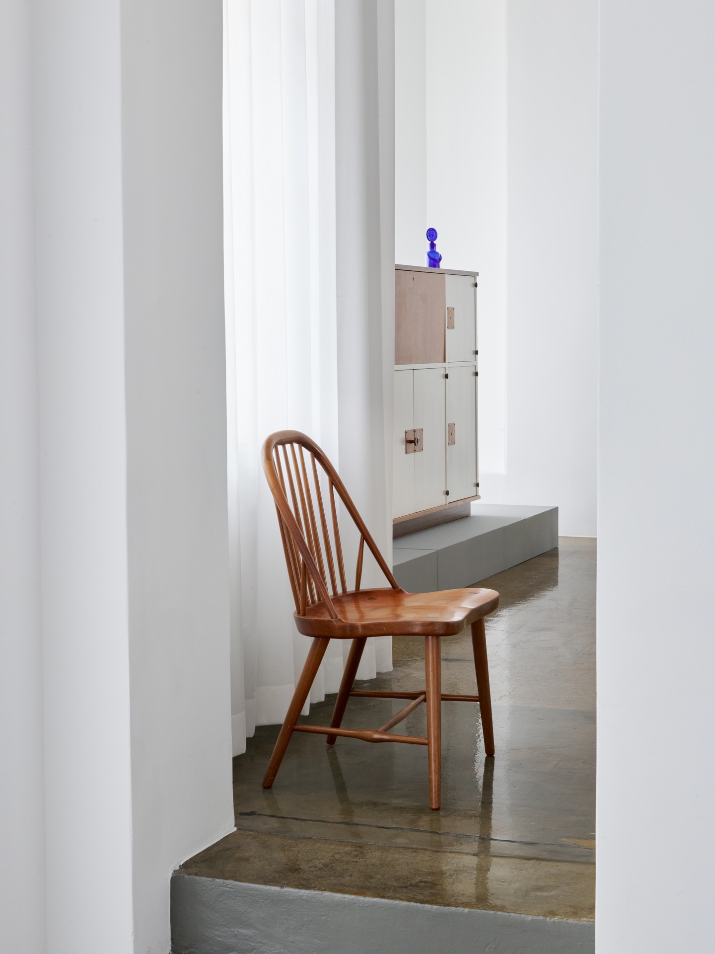 'Reading Room' Chair from the Nyborg Public Library, Hans J. Wegner, Produced by Th. Pedersen & Sons, 1938, Mahogany.
