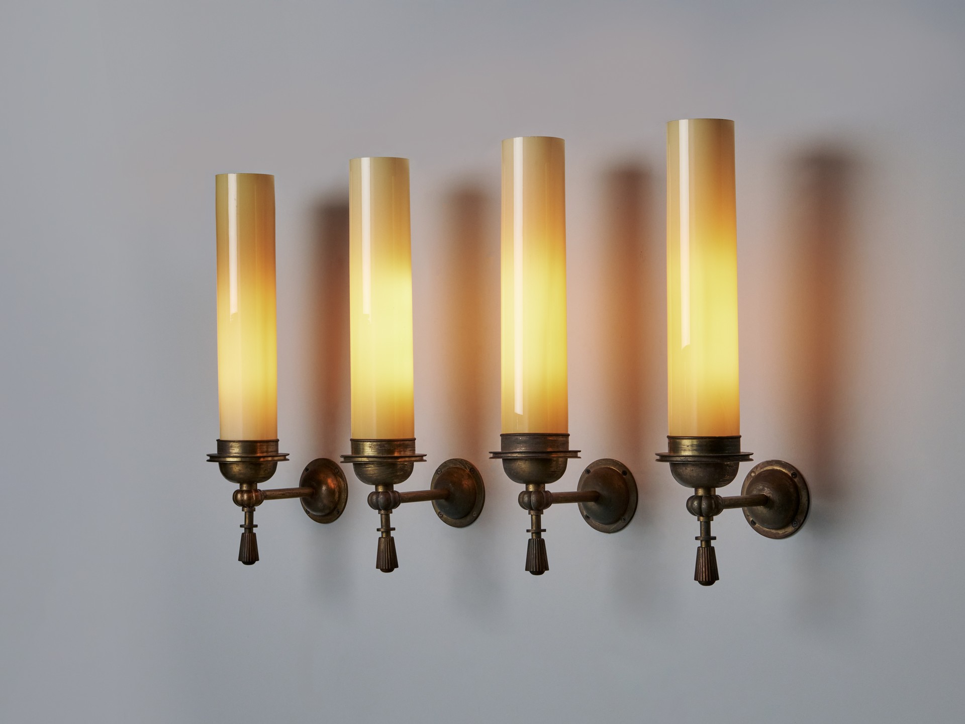 Set of Four Danish Wall Lamps