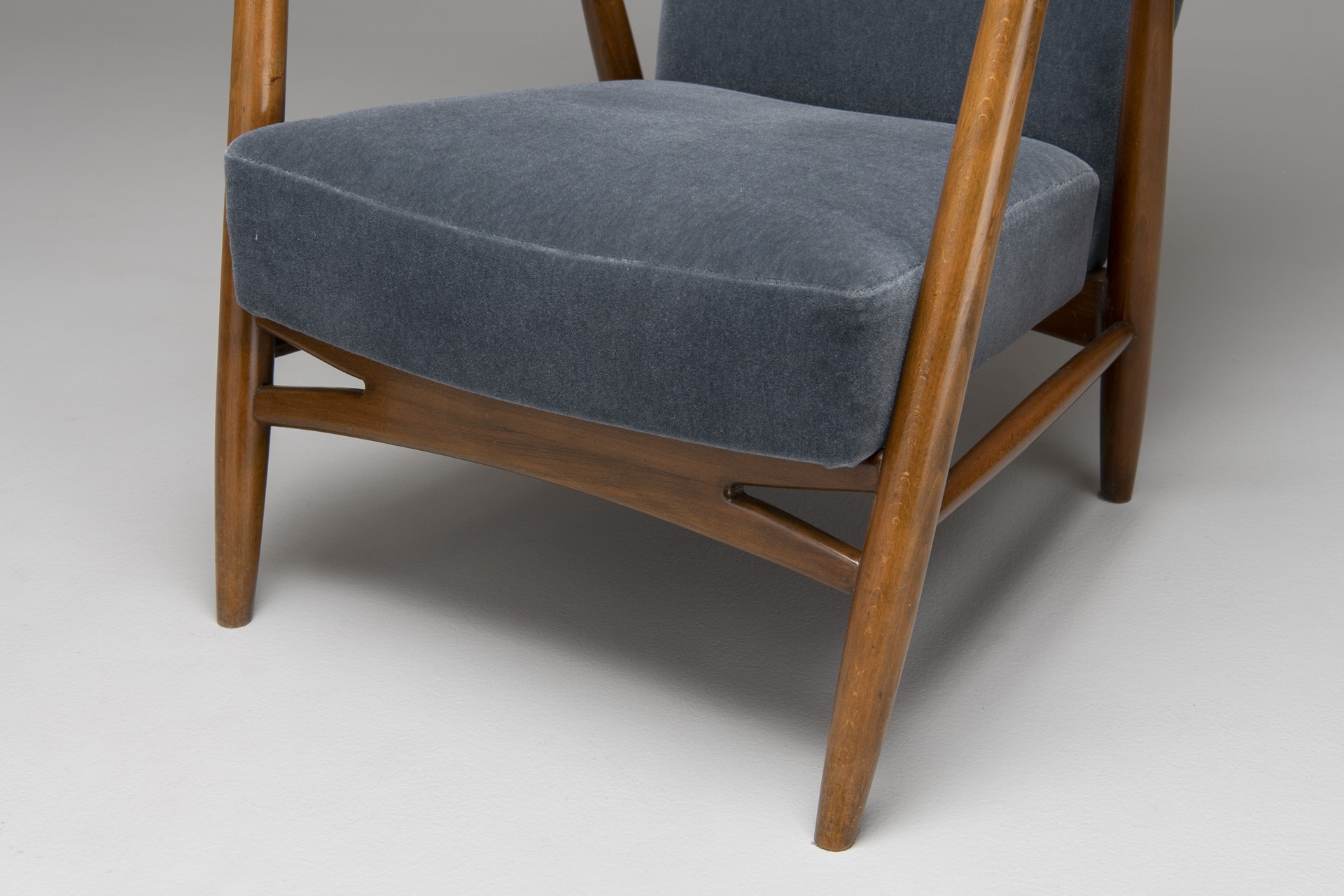 Pair of Wingback Easy Chairs image 5