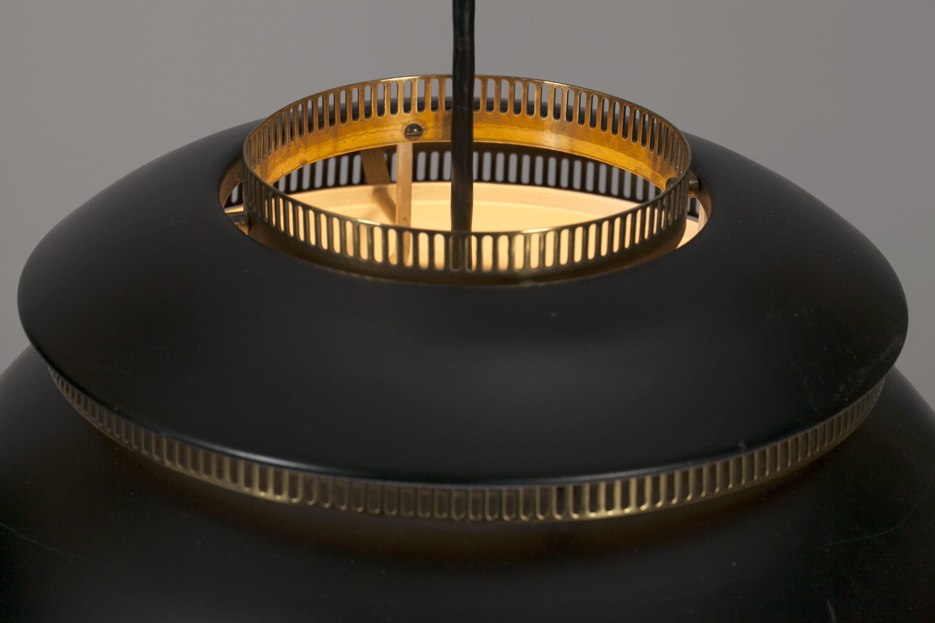 Pair of Large Beehive 'A332' Ceiling Lamps image 3