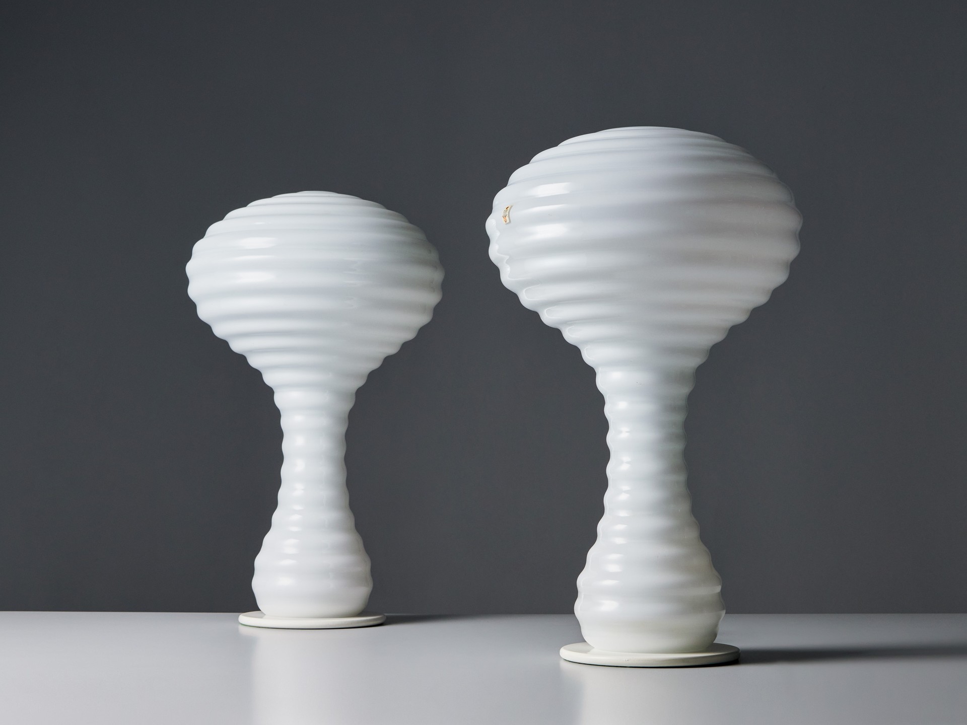 Pair of Large 'Mushroom' Table Lamps image 2