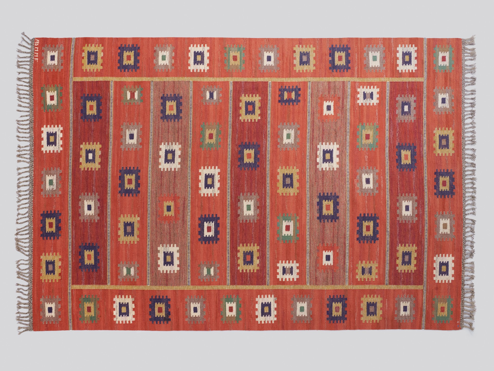 'Röd Grön Äng' Carpet