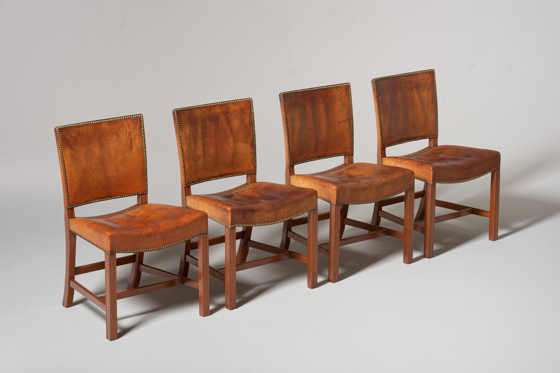 Set of Four 'Red' Chairs