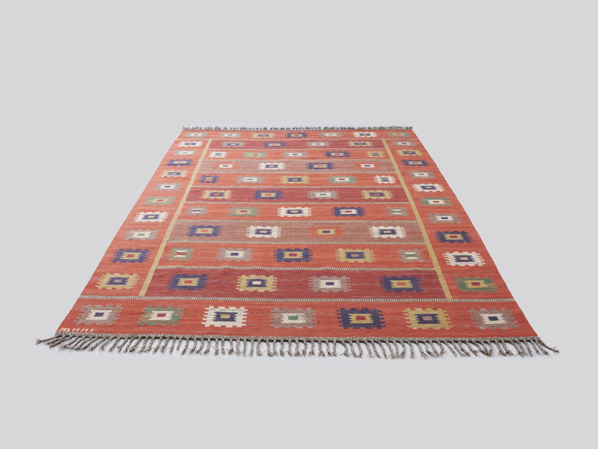 'Röd Grön Äng' Carpet image 3