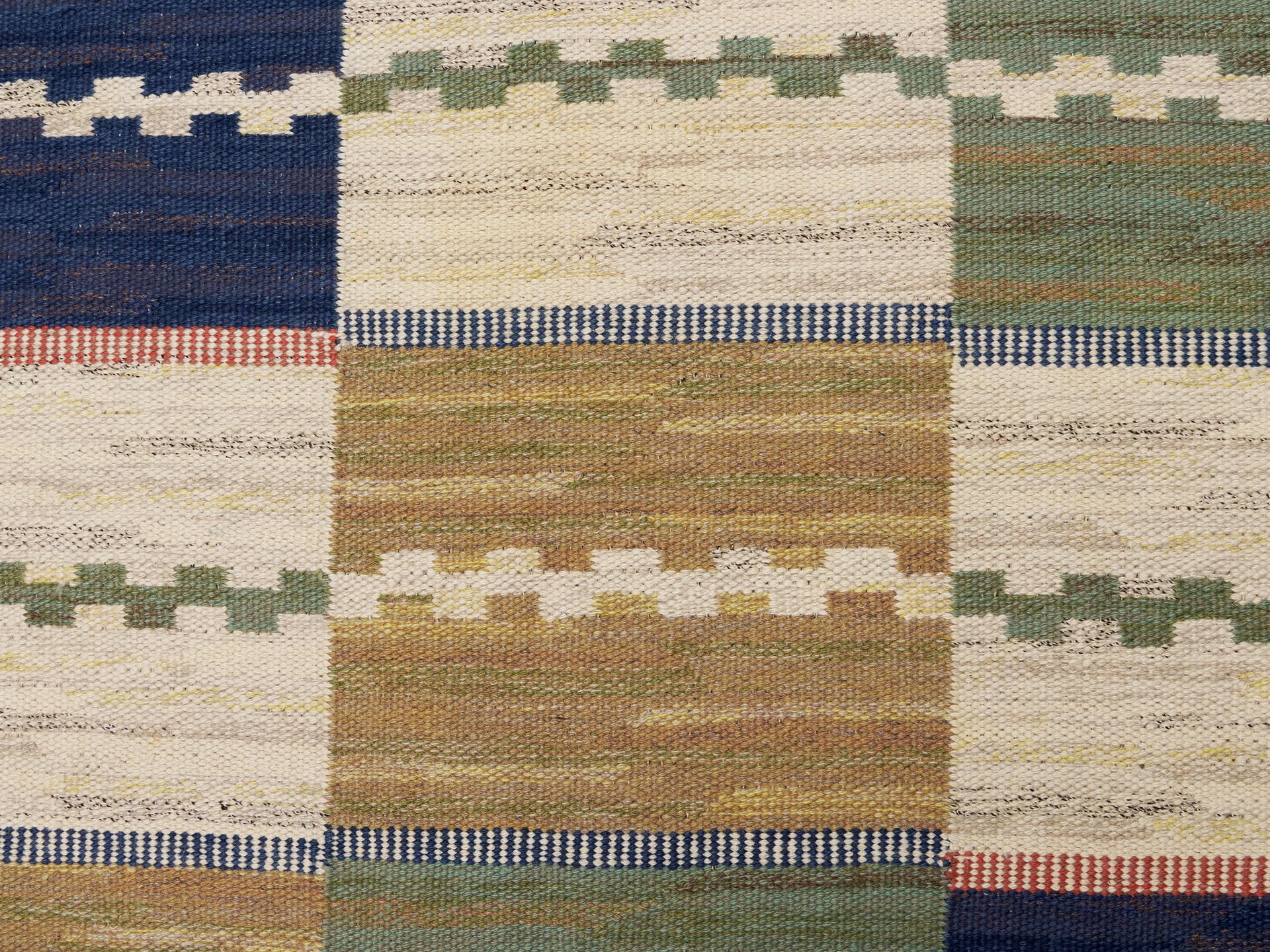 'Vita rutmattan' Rug image 4