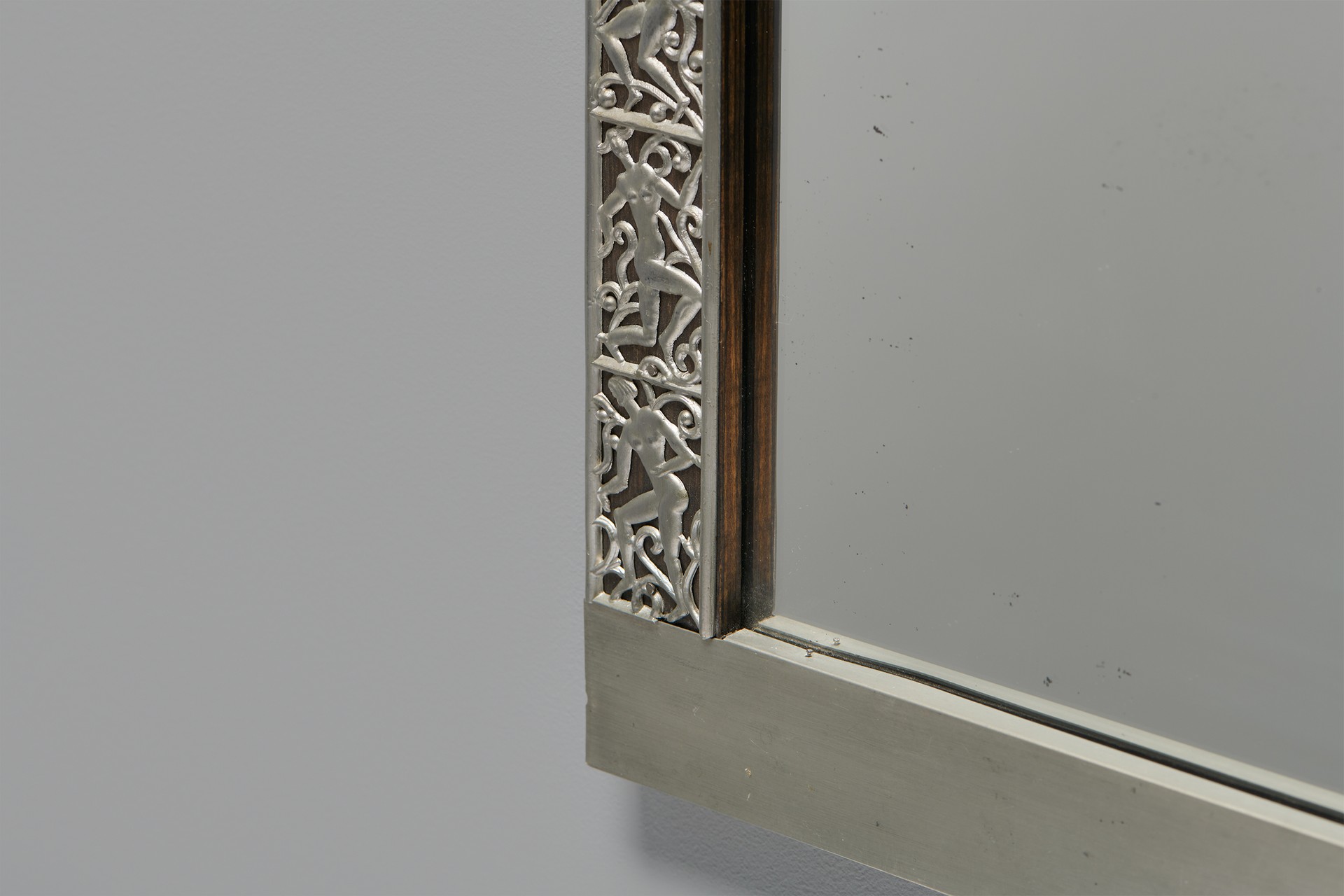 Swedish Pewter Mirror image 3