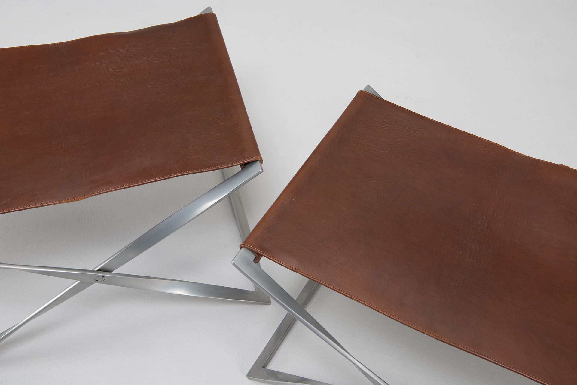 Pair of folding stools, Model no. PK-91 image 7