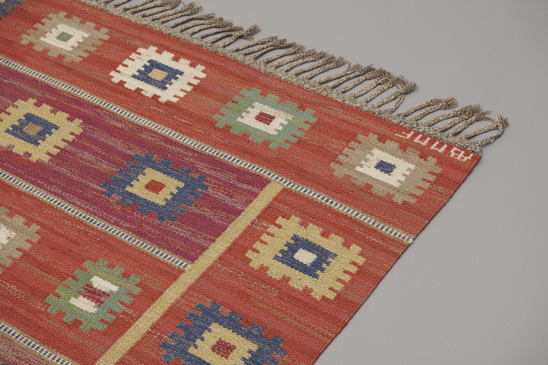 'Röd Grön Äng' Carpet image 4