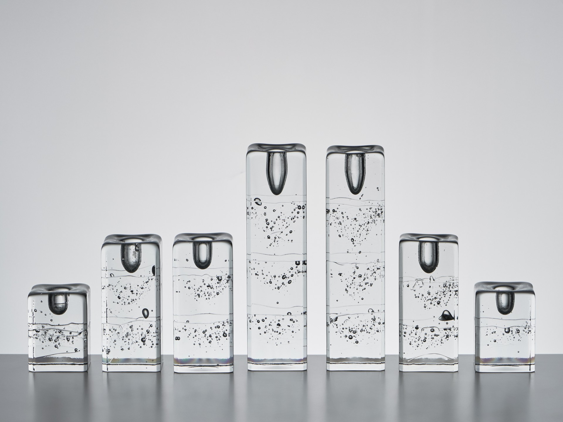 Set of Seven 'Arkipelago' Candlesticks / Sculptures image 2