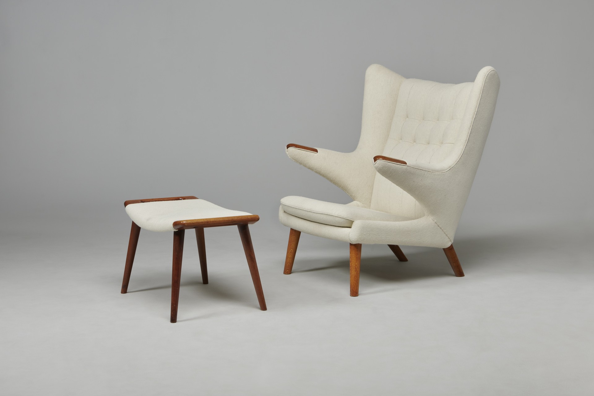 'Papa Bear' Armchair and Ottoman
