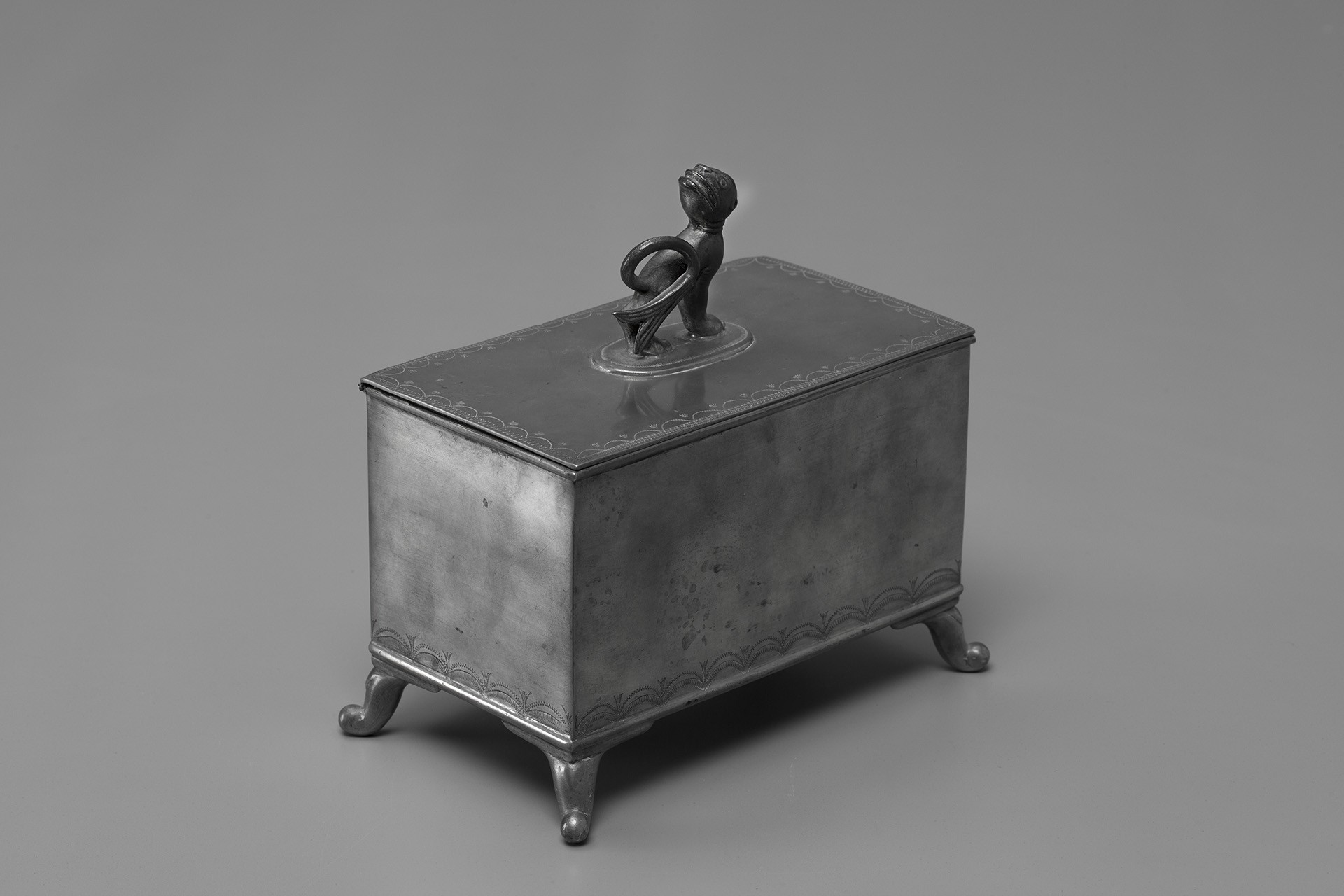 Pewter Box with Lid