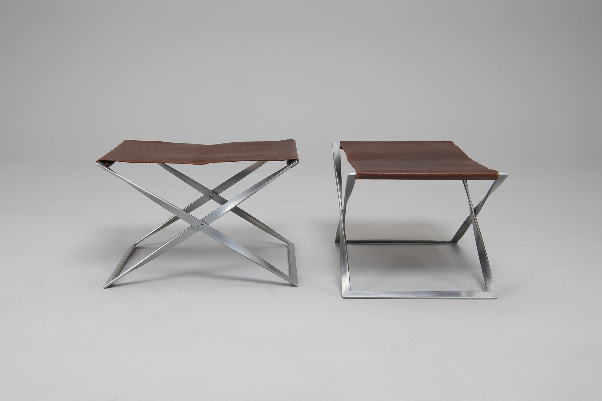 Pair of folding stools, Model no. PK-91 image 3