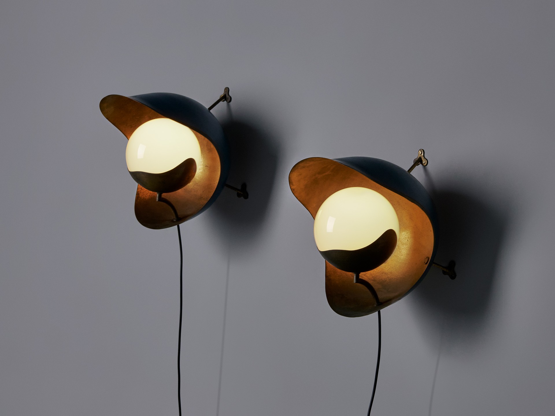 Pair of Danish Wall Lamps