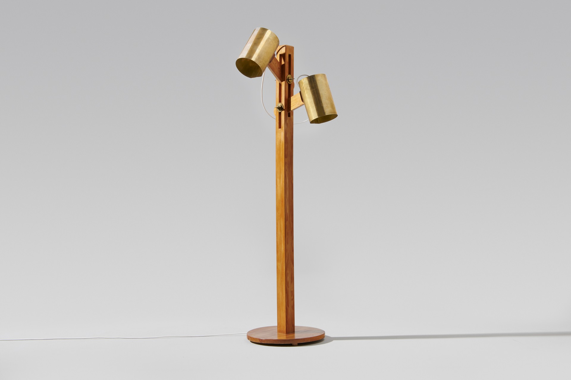 Danish Brutalist Floor Lamp